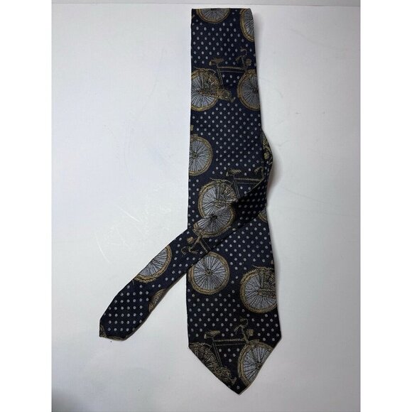 Moschino Silk Bicycle Neck Tie - Picture 3 of 9